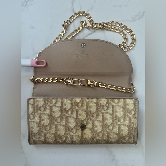 CHRISTIAN DIOR Trotter Canvas Long Wallet Coated Canvas - Picture 2 of 12